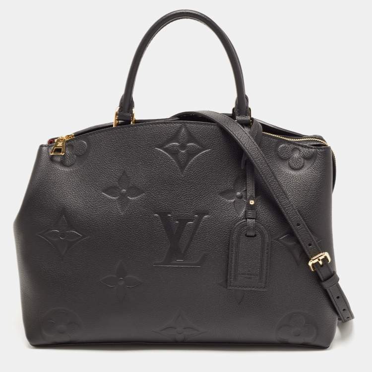 Louis Vuitton Black Monogram Empreinte Leather Grand Palais Bag