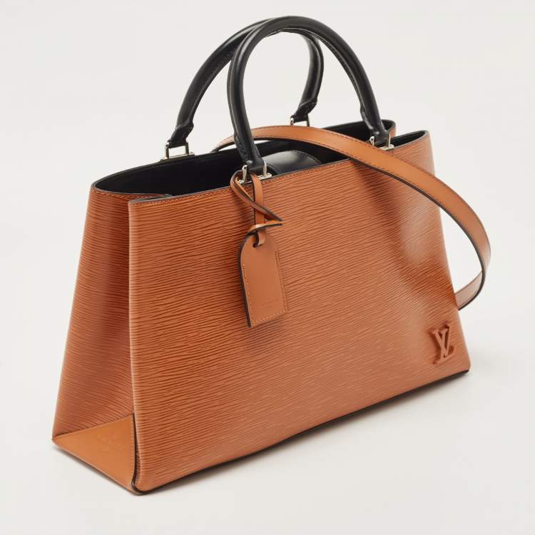 Pre Owned Louis Vuitton Cipango Gold Epi Leather Kleber MM Bag