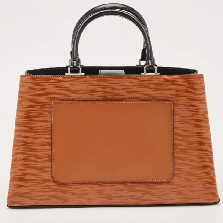 Pre Owned Louis Vuitton Cipango Gold Epi Leather Kleber MM Bag