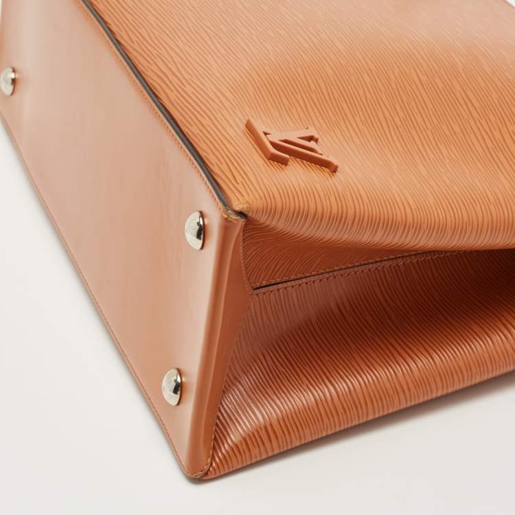 Pre Owned Louis Vuitton Cipango Gold Epi Leather Kleber MM Bag