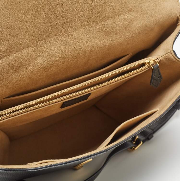 Pre Owned Louis Vuitton Black Leather Volta Bag