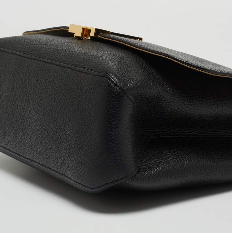 Pre Owned Louis Vuitton Black Leather Volta Bag