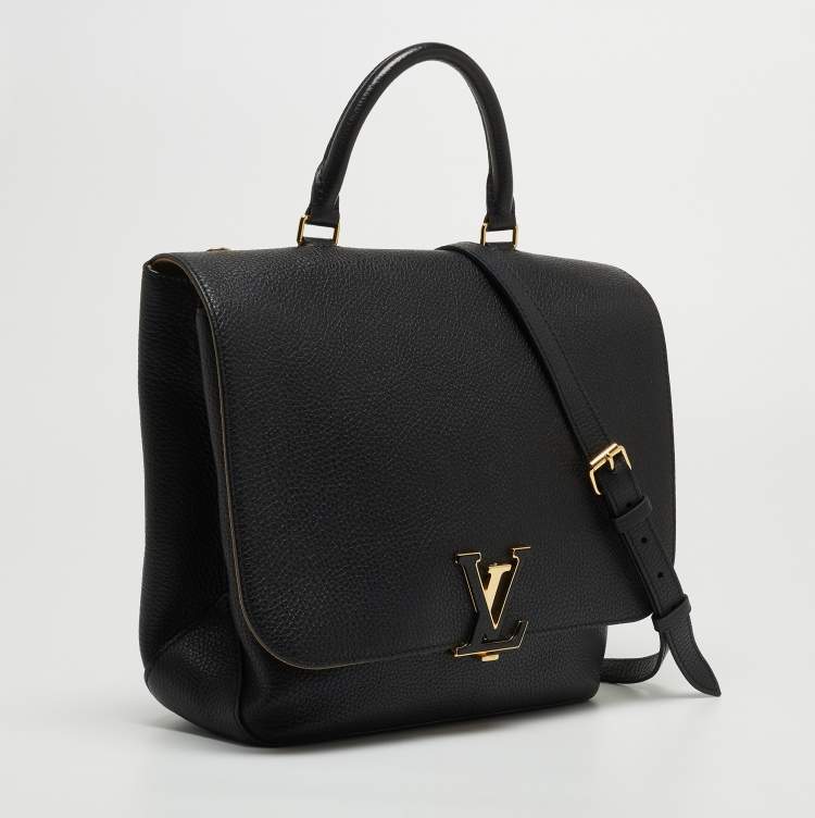 Pre Owned Louis Vuitton Black Leather Volta Bag