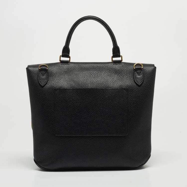 Pre Owned Louis Vuitton Black Leather Volta Bag