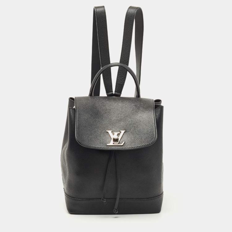 Louis Vuitton Black Leather Lockme Backpack Mini Louis Vuitton | The Luxury  Closet