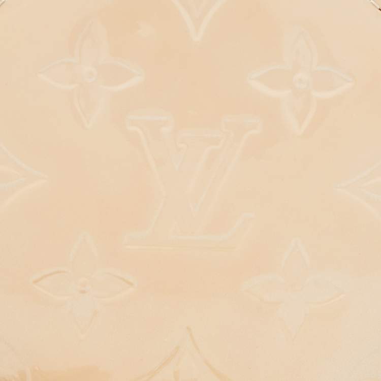Pre Owned Louis Vuitton Rose Florentine Monogram Vernis Round Coin Purse