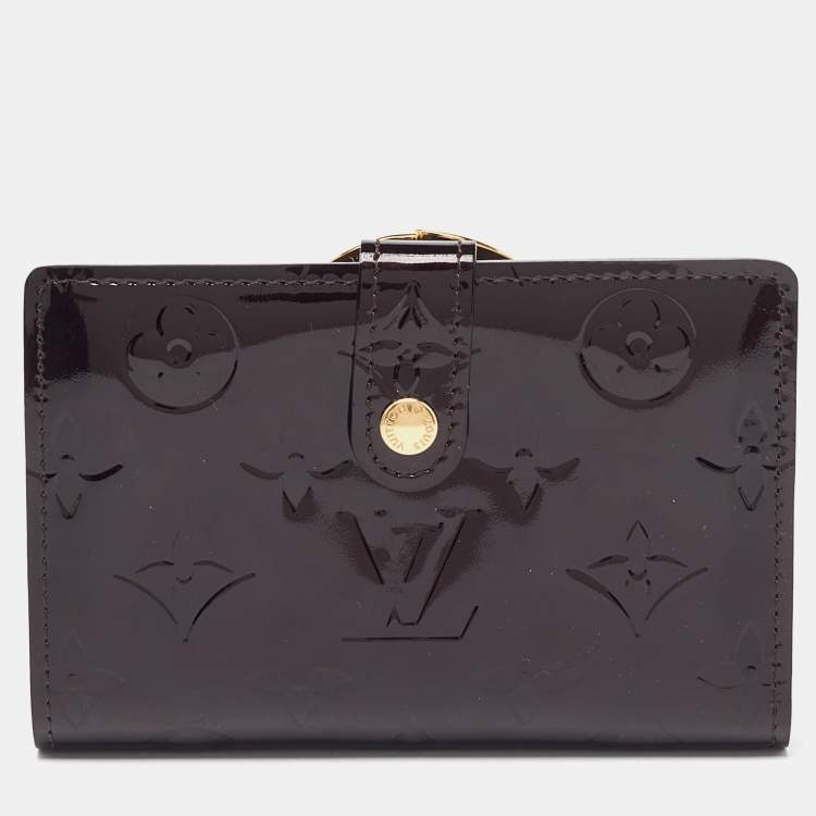 Louis Vuitton, Bags, Authentic Louis Vuitton Black Vernis Wallet