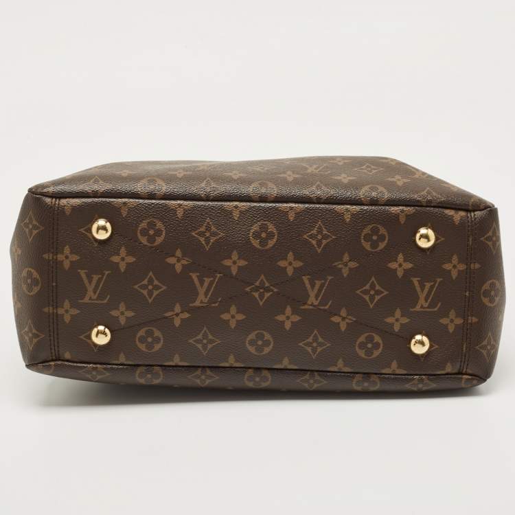 Pre Owned Louis Vuitton Black Monogram Canvas Pallas MM Bag
