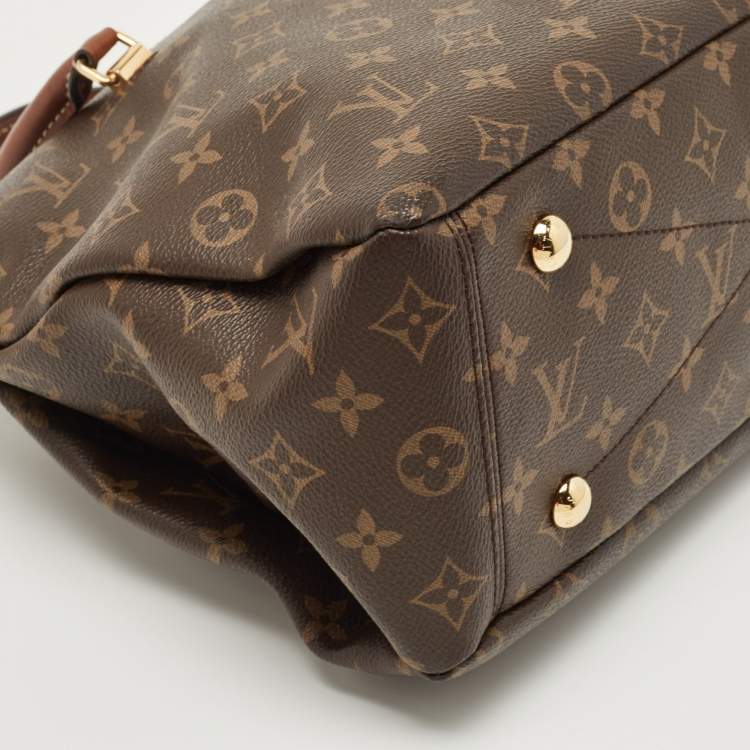 Pre Owned Louis Vuitton Black Monogram Canvas Pallas MM Bag