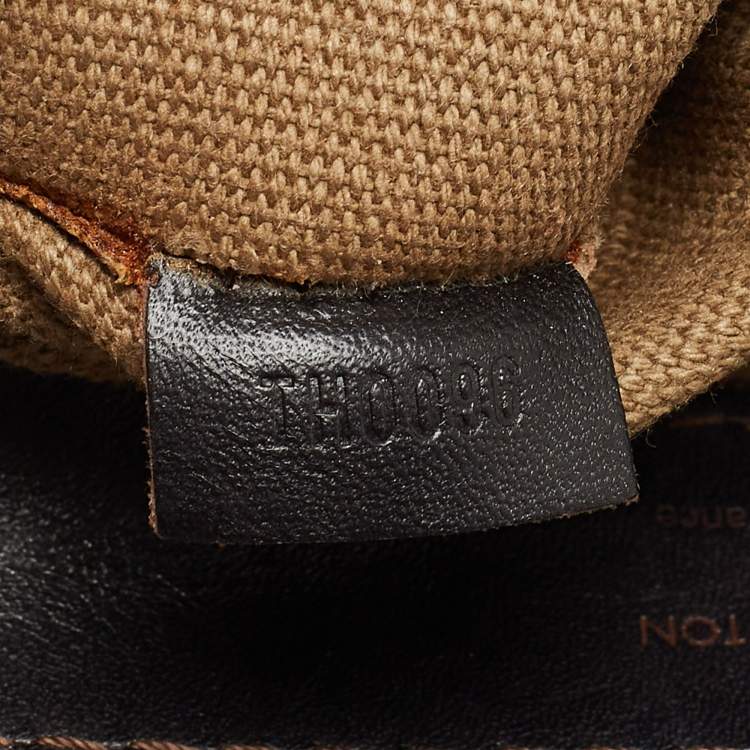 Pre Owned Louis Vuitton Coffee Utah Leather Yuma Small Messenger Bag