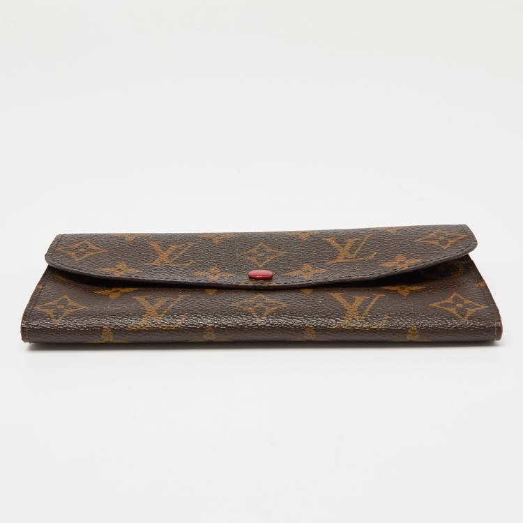 Pre Owned Louis Vuitton Monogram Canvas Emilie Wallet