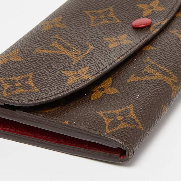 Pre Owned Louis Vuitton Monogram Canvas Emilie Wallet