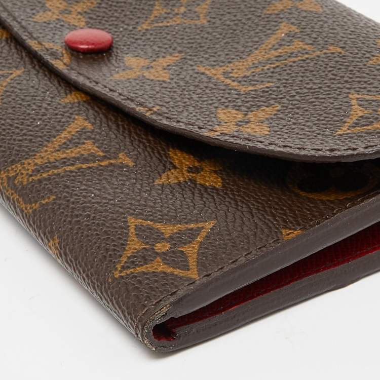 Pre Owned Louis Vuitton Monogram Canvas Emilie Wallet