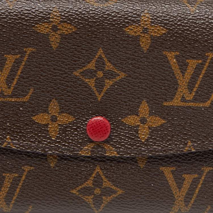 Pre Owned Louis Vuitton Monogram Canvas Emilie Wallet