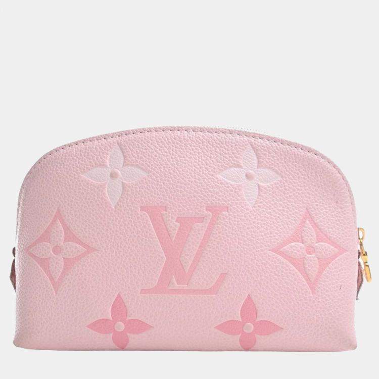 Louis Vuitton Pink Monogram Empreinte Leather By The Pool Cosmetic