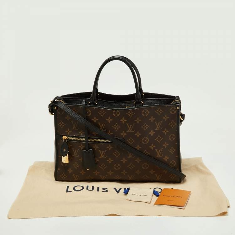 مملوكة مسبقًا Louis Vuitton Black Monogram Canvas Popincourt MM Bag