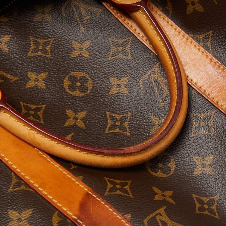 Pre Owned Louis Vuitton Monogram Canvas Keepall 50 Bandouliere Bag