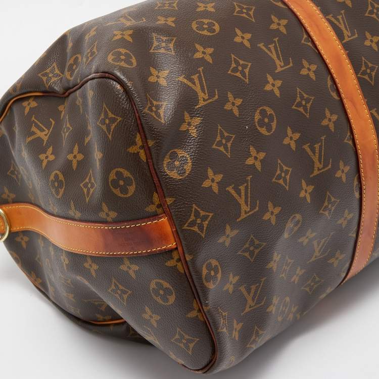 Pre Owned Louis Vuitton Monogram Canvas Keepall 50 Bandouliere Bag
