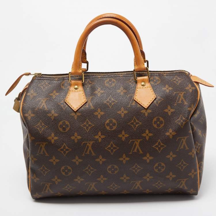 Pre Owned Louis Vuitton Monogram Canvas Speedy 30 Bag
