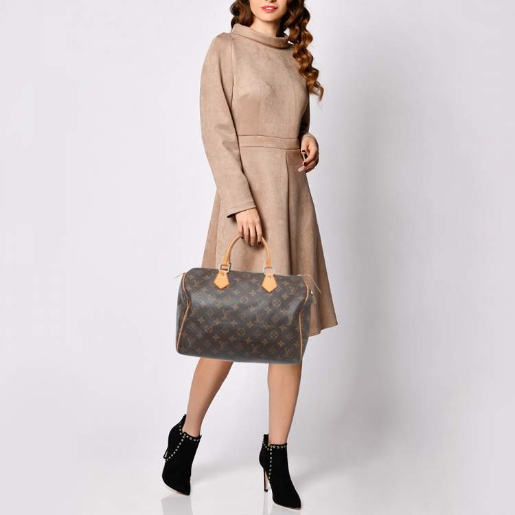 Pre Owned Louis Vuitton Monogram Canvas Speedy 30 Bag