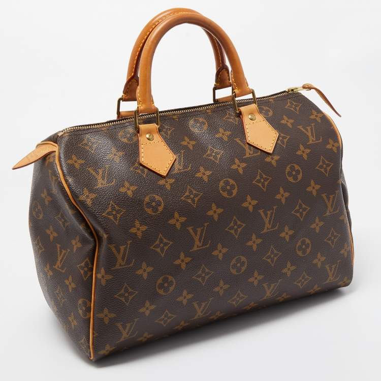 Pre Owned Louis Vuitton Monogram Canvas Speedy 30 Bag