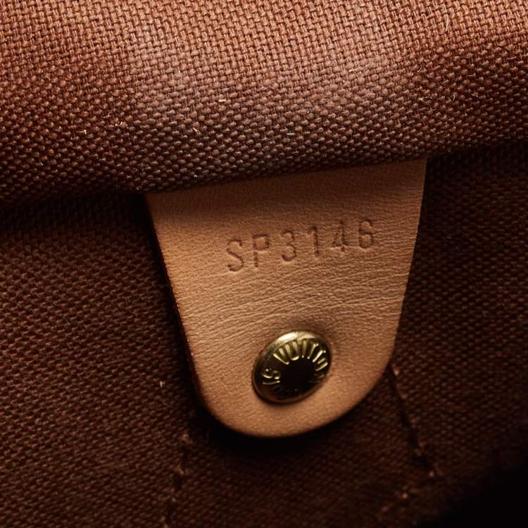 Pre Owned Louis Vuitton Monogram Canvas Speedy 30 Bag