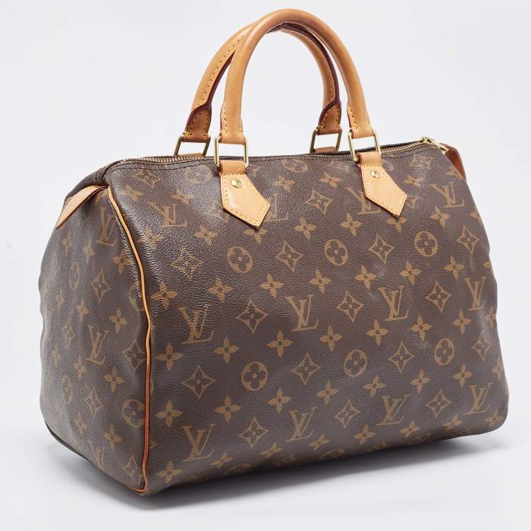Pre Owned Louis Vuitton Monogram Canvas Speedy 30 Bag