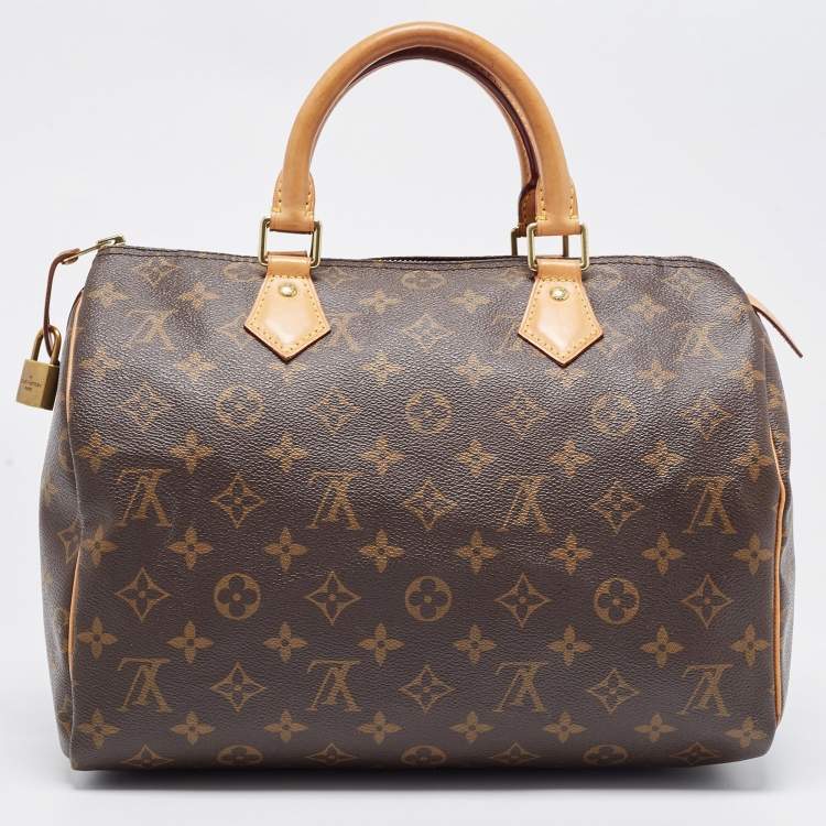 Pre Owned Louis Vuitton Monogram Canvas Speedy 30 Bag