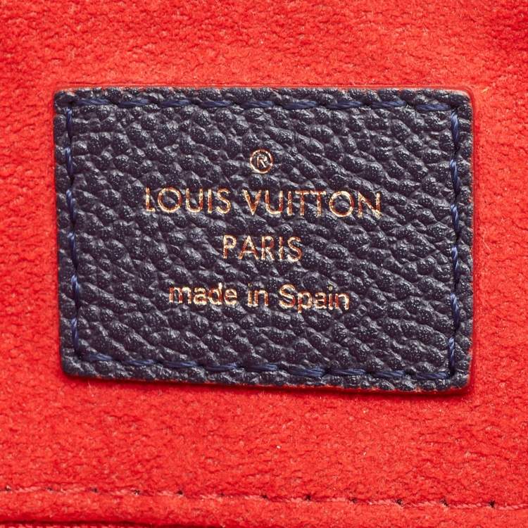 Pre Owned Louis Vuitton Celeste Monogram Empreinte Leather Georges MM Bag