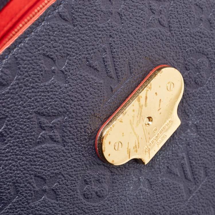 Pre Owned Louis Vuitton Celeste Monogram Empreinte Leather Georges MM Bag
