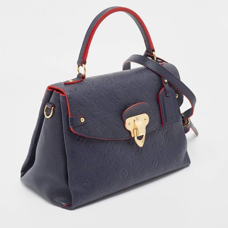Pre Owned Louis Vuitton Celeste Monogram Empreinte Leather Georges MM Bag