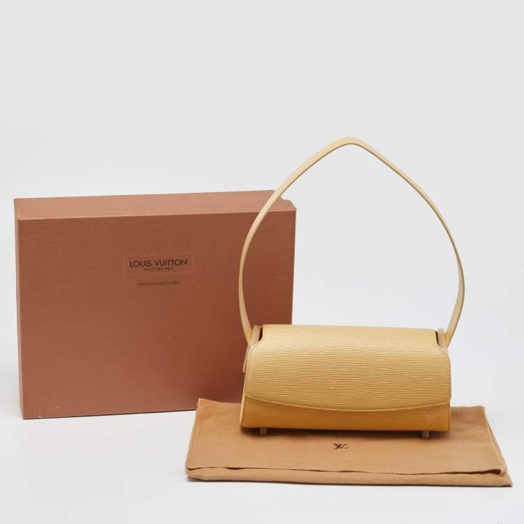 Pre Owned Louis Vuitton Vanilla Epi Leather Nocturne PM Bag