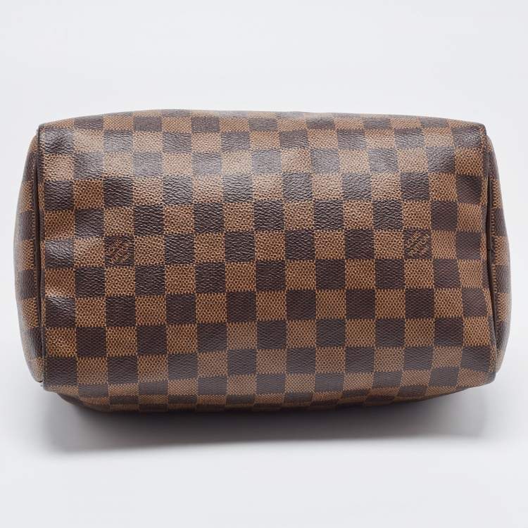 Pre Owned Louis Vuitton Damier Ebene Canvas Speedy 25 Bag
