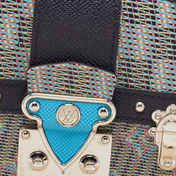 Pre Owned Louis Vuitton Damier Monogram Canvas LV Pop Trunk Clutch Bag
