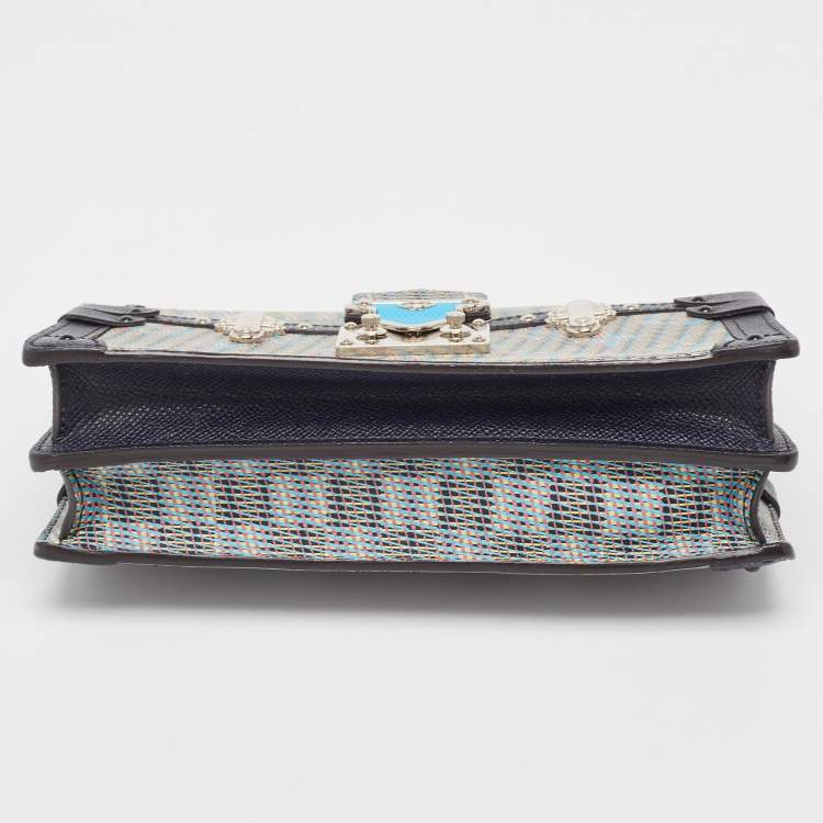 Pre Owned Louis Vuitton Damier Monogram Canvas LV Pop Trunk Clutch Bag