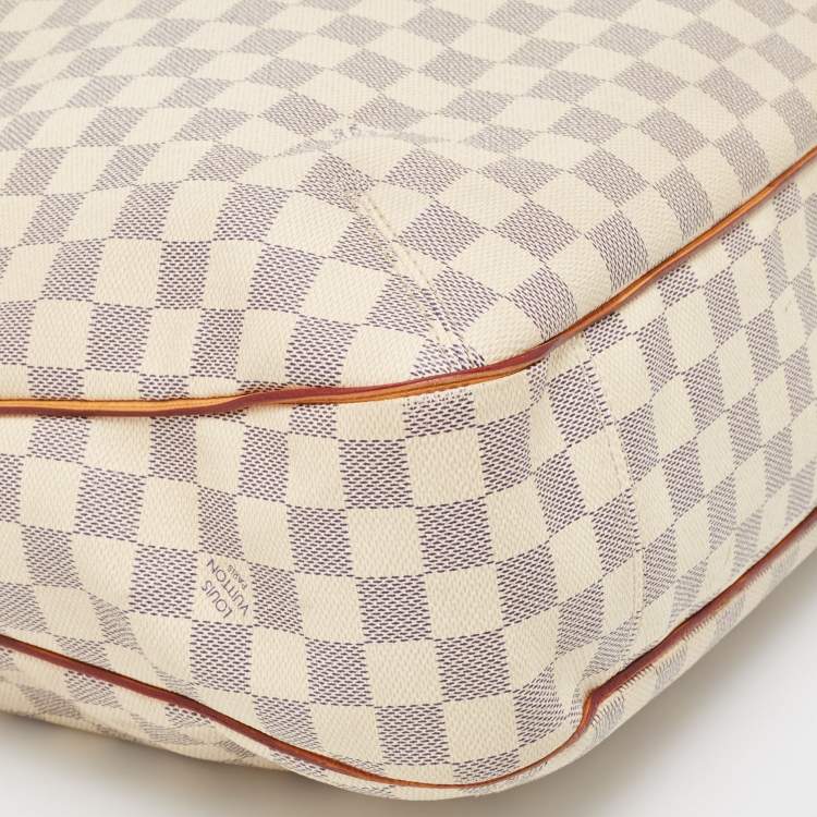 Pre Owned Louis Vuitton Damier Azur Canvas Soffi Bag