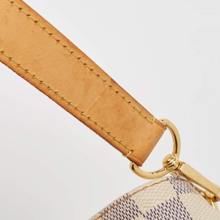 Pre Owned Louis Vuitton Damier Azur Canvas Soffi Bag
