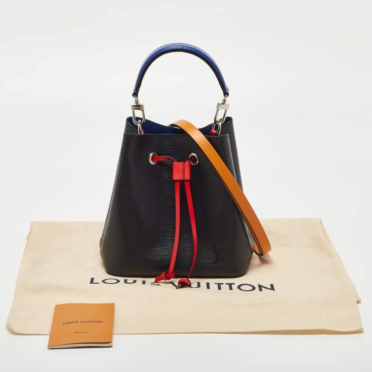 Pre Owned Louis Vuitton Black/Safran Epi Leather NeoNoe BB Bag