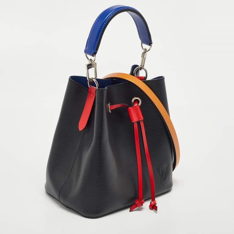 Pre Owned Louis Vuitton Black/Safran Epi Leather NeoNoe BB Bag