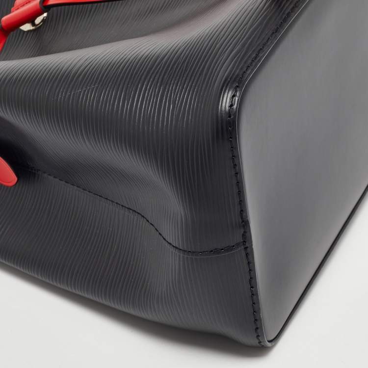 Pre Owned Louis Vuitton Black/Safran Epi Leather NeoNoe BB Bag