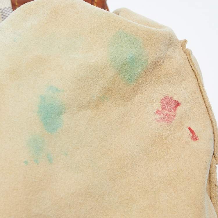 Pre Owned Louis Vuitton Damier Azur Canvas Galliera PM Bag