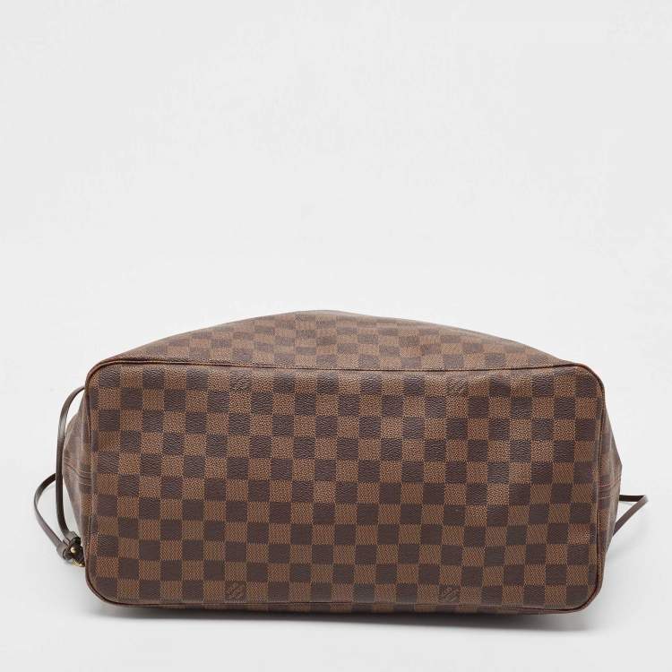 Pre Owned Louis Vuitton Damier Ebene Canvas Neverfull GM Bag