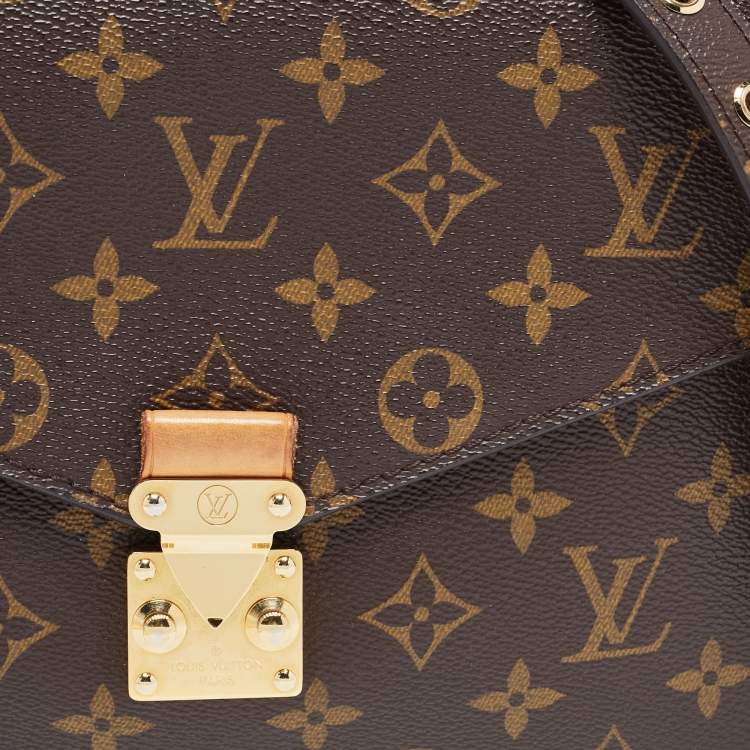 Pre Owned Louis Vuitton Monogram Canvas Pochette Metis Bag