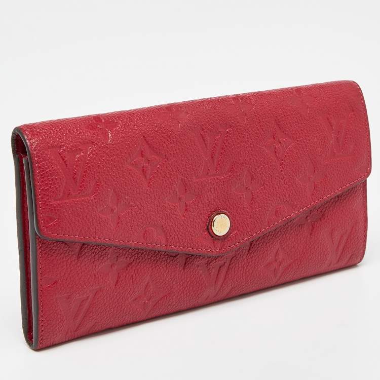 Pre Owned Louis Vuitton Jaipur Monogram Empreinte Leather Curieuse Wallet