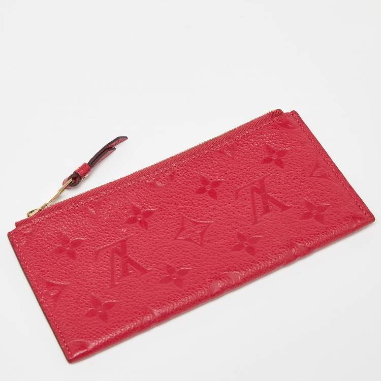 Pre Owned Louis Vuitton Jaipur Monogram Empreinte Leather Curieuse Wallet