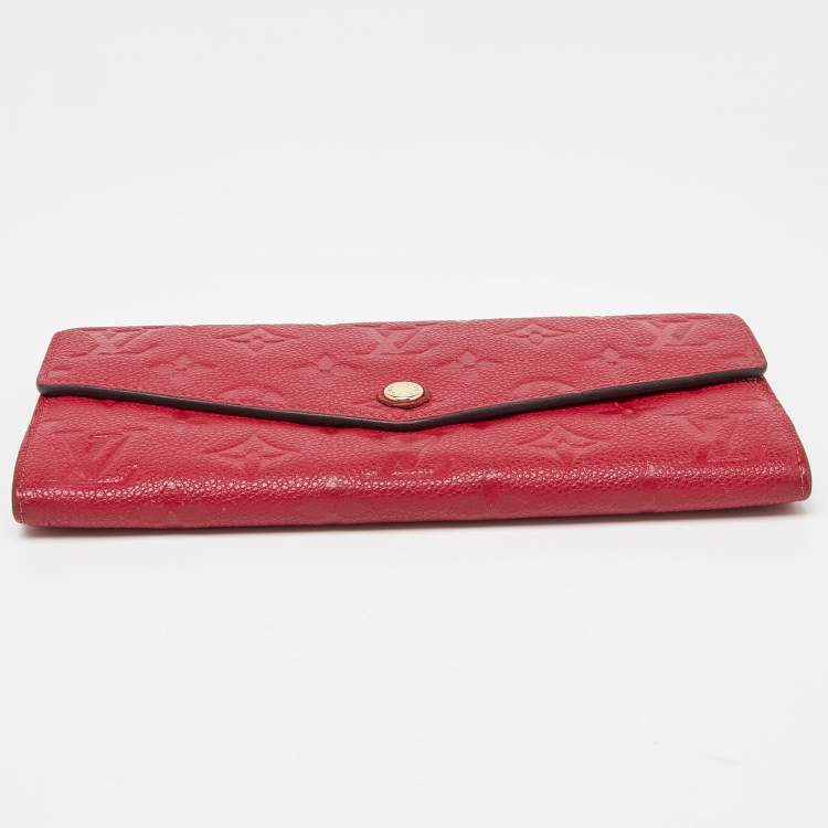 Pre Owned Louis Vuitton Jaipur Monogram Empreinte Leather Curieuse Wallet