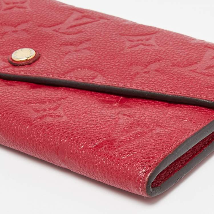 Pre Owned Louis Vuitton Jaipur Monogram Empreinte Leather Curieuse Wallet
