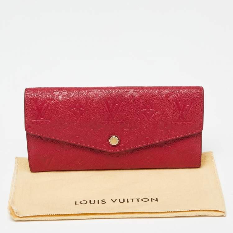 Pre Owned Louis Vuitton Jaipur Monogram Empreinte Leather Curieuse Wallet