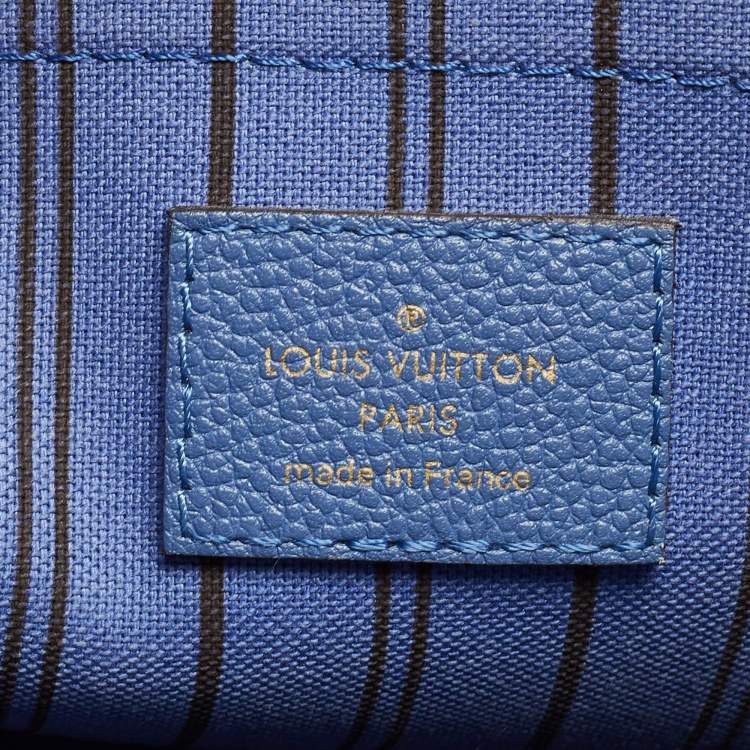 Pre Owned Louis Vuitton Iris Monogram Empreinte Leather Montaigne MM Bag