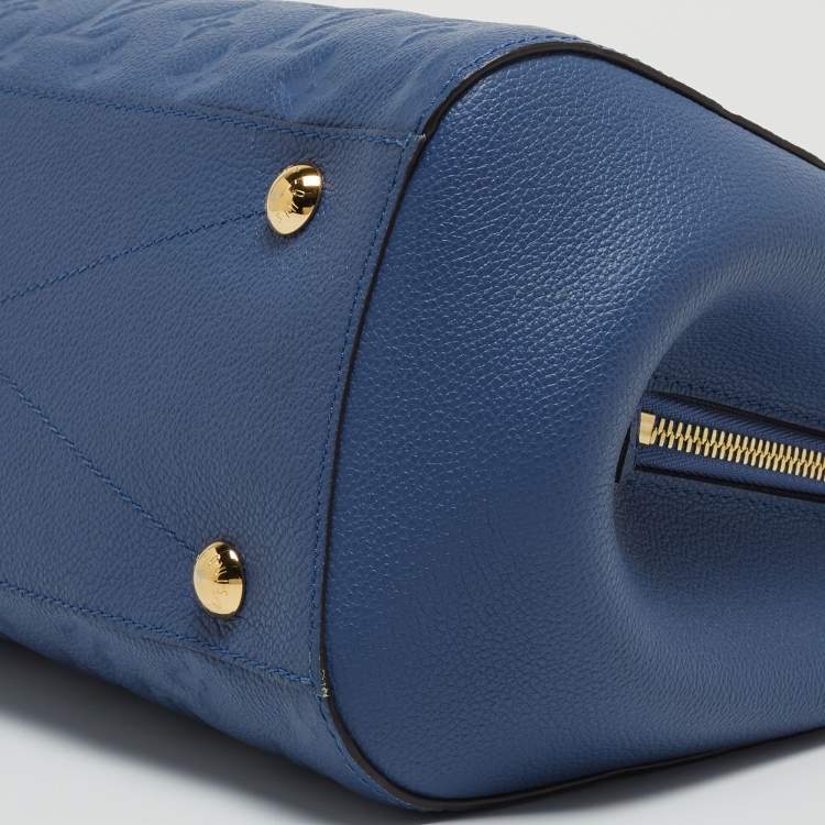 Pre Owned Louis Vuitton Iris Monogram Empreinte Leather Montaigne MM Bag